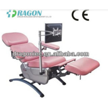 DW-BC006 sang collection chaise médicale réglable sang chaises d&#39;urgence électrique sang don chaise